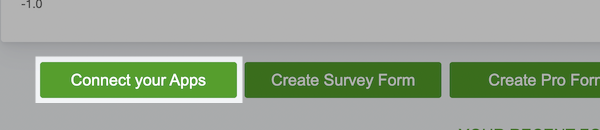 Click Connect your Apps Button
