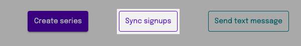 Click Sync signups