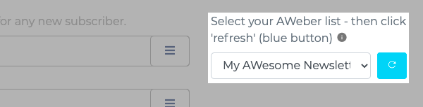 Select a list