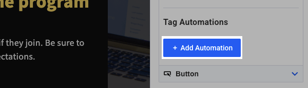 Click Add Automation