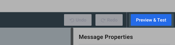 Click blue Preview & Test button in top right corner