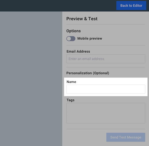Type your name in the box labeled Name on right of page