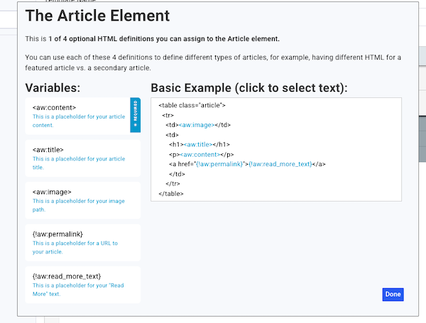 Coding example