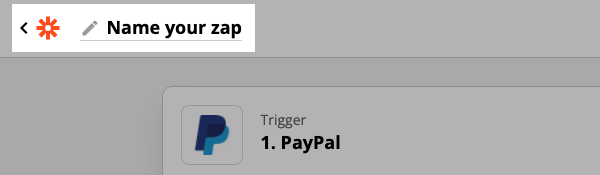 Option to name your Zap