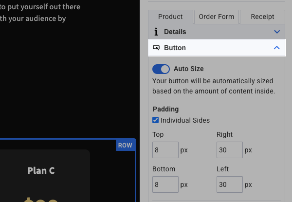 Button section