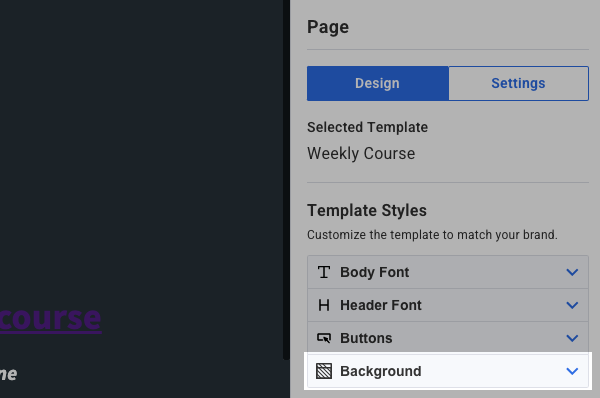 Background drop-down