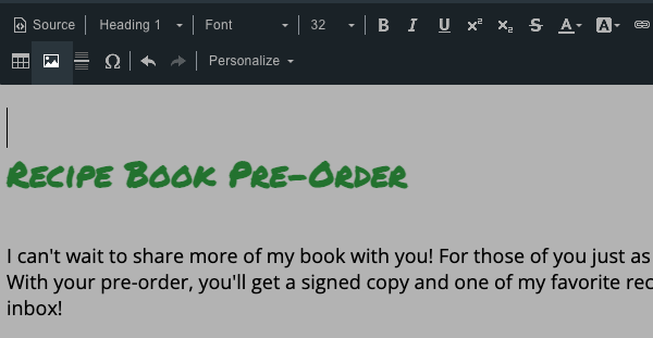 Insert Image Icon