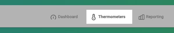 Thermometers tab