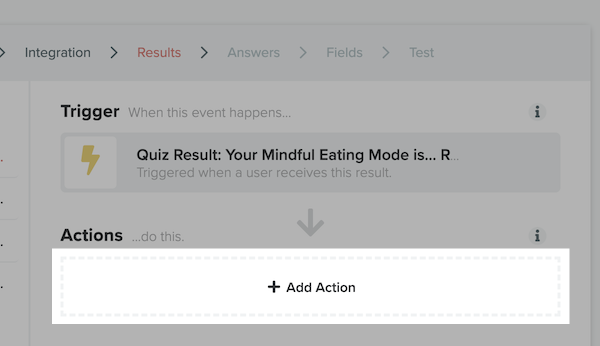 Click Add Action