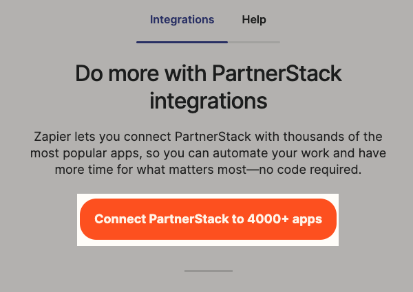 Connect PartnerStack to 4000+ apps