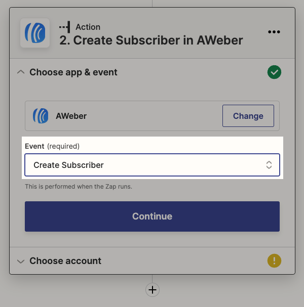 Create a subscriber option