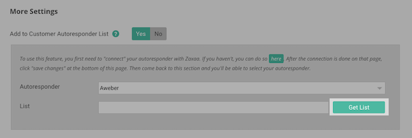 Get List button