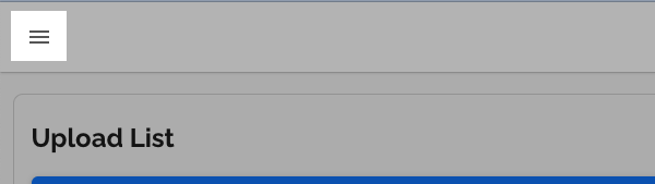 Menu dropdown