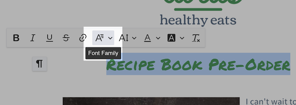 Font Family Icon