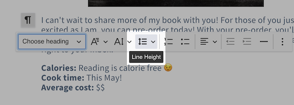 Line Height Icon