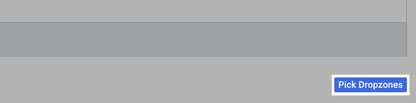 Pick Dropzones button