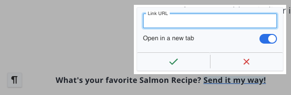 text box to add email address