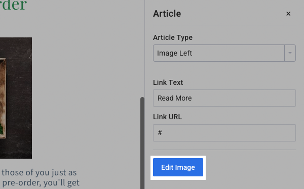 Edit Image Button
