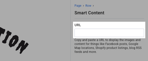 Landing Page Smart Content URL