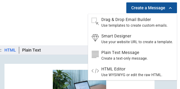 Click Create a Message