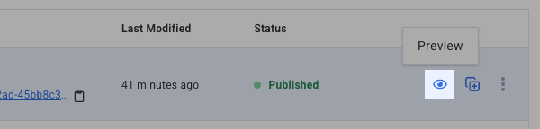 Click the preview icon