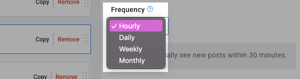 Frequency Options